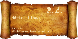 Móricz Linda névjegykártya